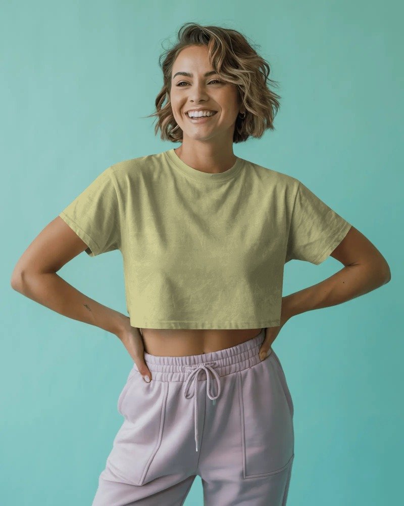 Plain Crop Tops (Women)_01_ButterYellow